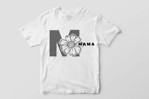 Mom Flower Font PNG with transparent background - Preview 2