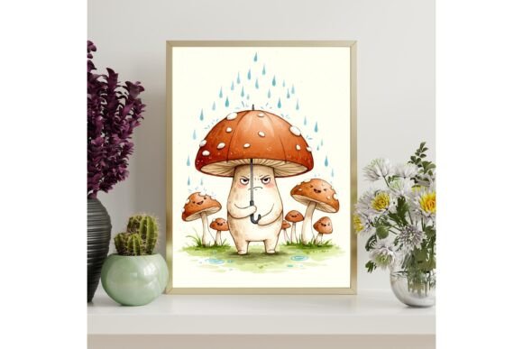 Mushroom Wall Art Decor