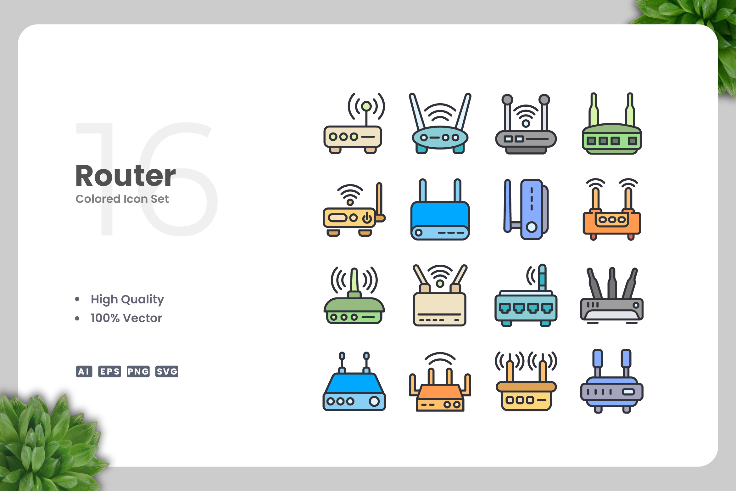 Router Colored Icons Graphic by upnowgraphic · Creative Fabrica