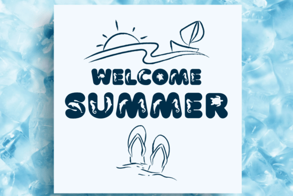 Beach Summer Font - Preview 1