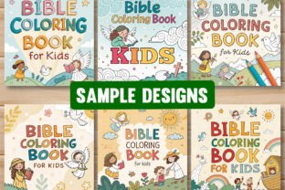 Bold &Easy Bible Coloring Pages for Kids Graphic by EmbroCraftive ...