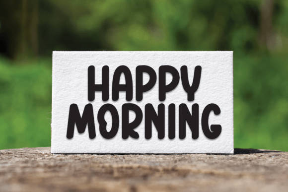 Bubble Monday Font - Preview 4