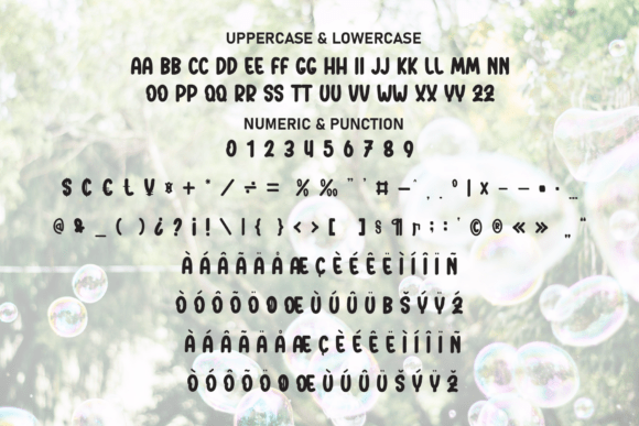 Bubble Monday Font - Preview 6