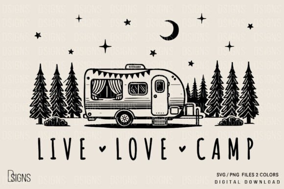 Camping Svg Summer Trip Live Love Camp