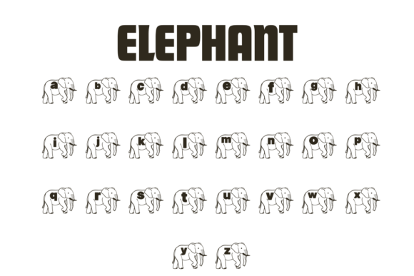 Elephant Font - Preview 2