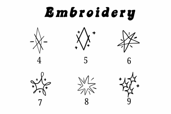 Embroidery Font - Preview 3