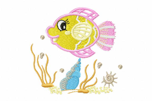 Fish Embroidery Design Embroidery Design