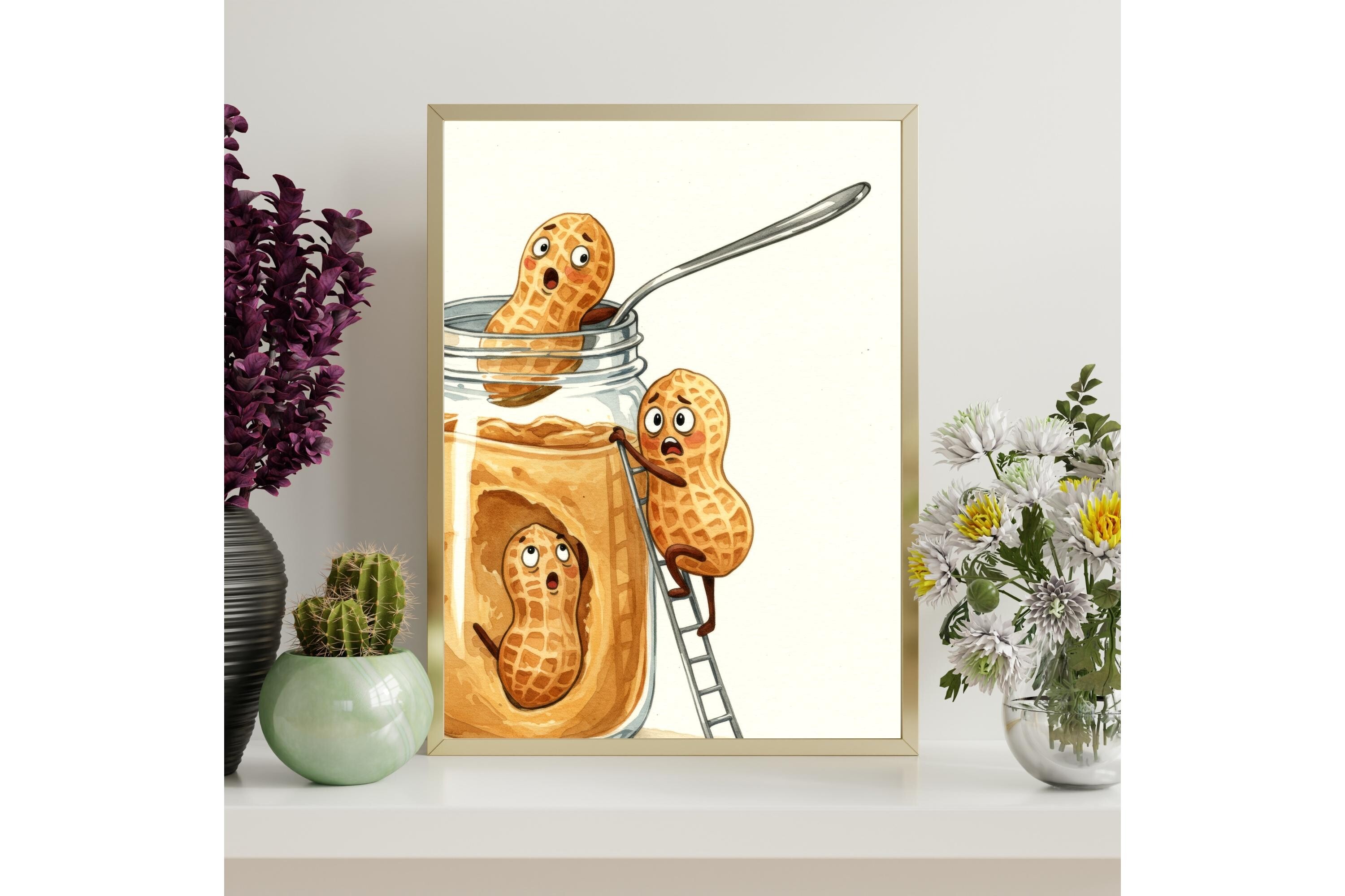 Funny Peanut Butter Printable Wall Art
