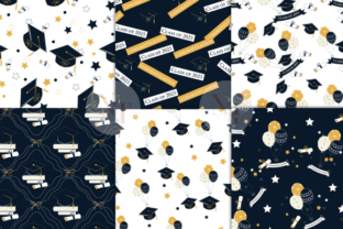 Graduation Digital Paper Graphic by Nam Tiwa · Creative Fabrica