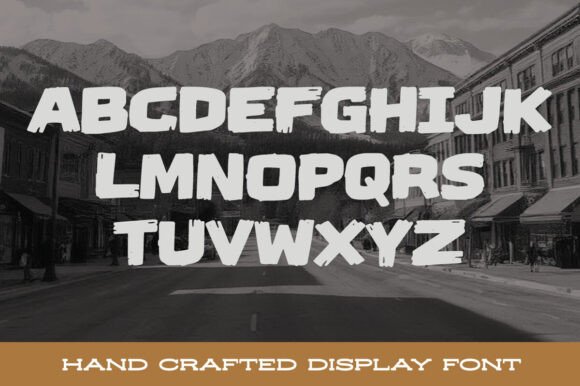 Leadville Font PNG with transparent background - Preview 1