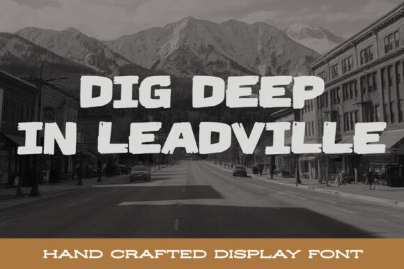 Leadville Font PNG with transparent background - Preview 2