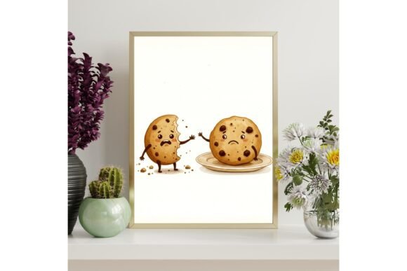 Printable Broken Cookie Sad Friend Wall