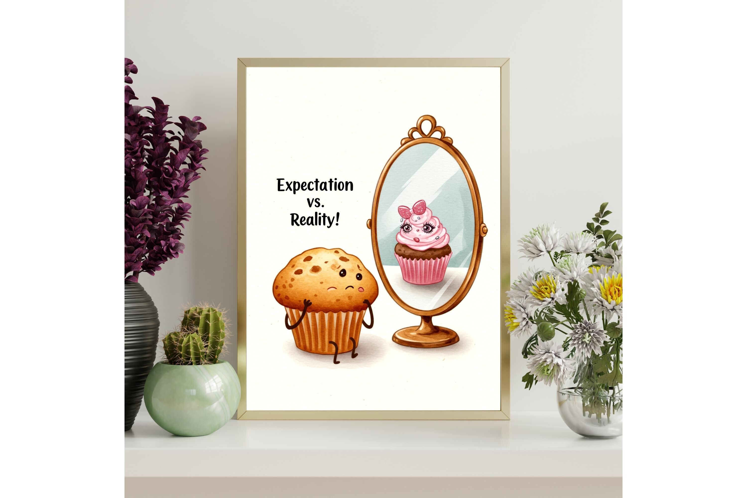 Printable Expectation Vs Reality Wall