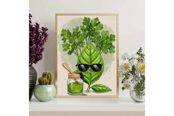 Printable Herb Wall Art Decor