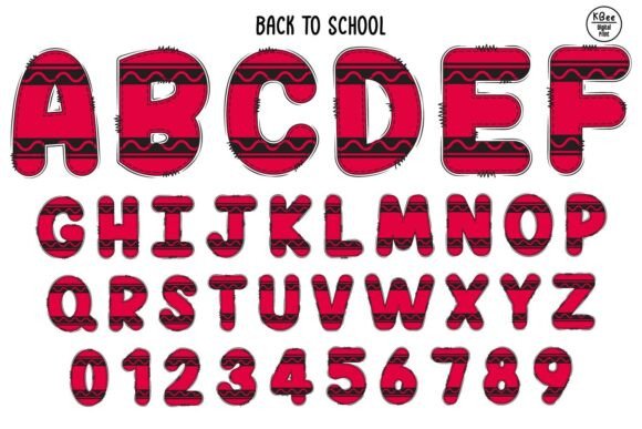 Back to School Font - Preview 3