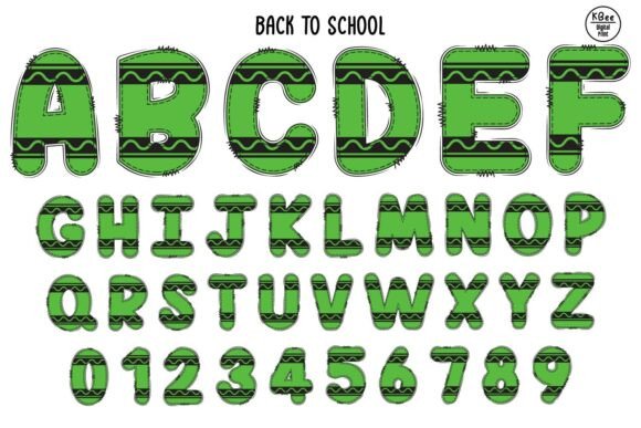 Back to School Font - Preview 4