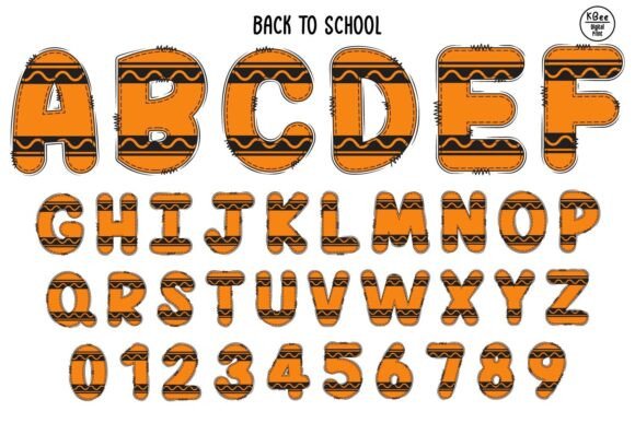 Back to School Font - Preview 6