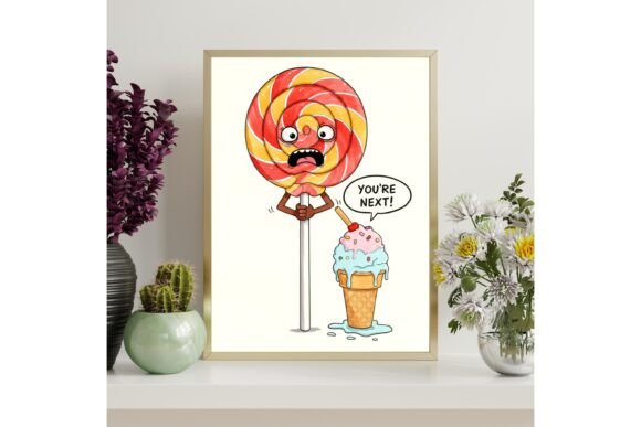 Funny Candy Printable Wall Art