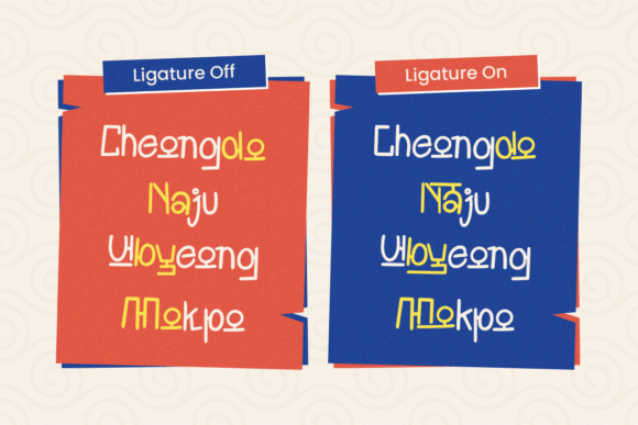 Goghuji Font PNG with transparent background - Preview 6