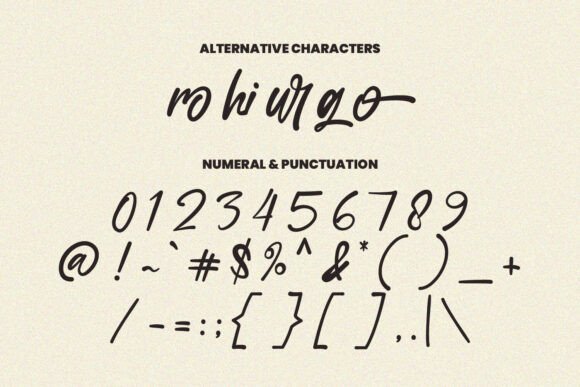 Haguro Shiro Font - Preview 6