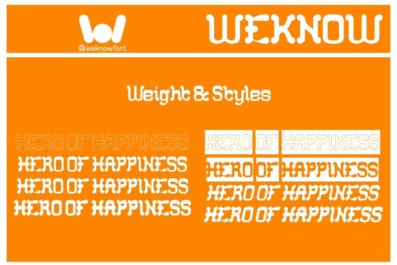 Hero of Happiness Font PNG with transparent background - Preview 5