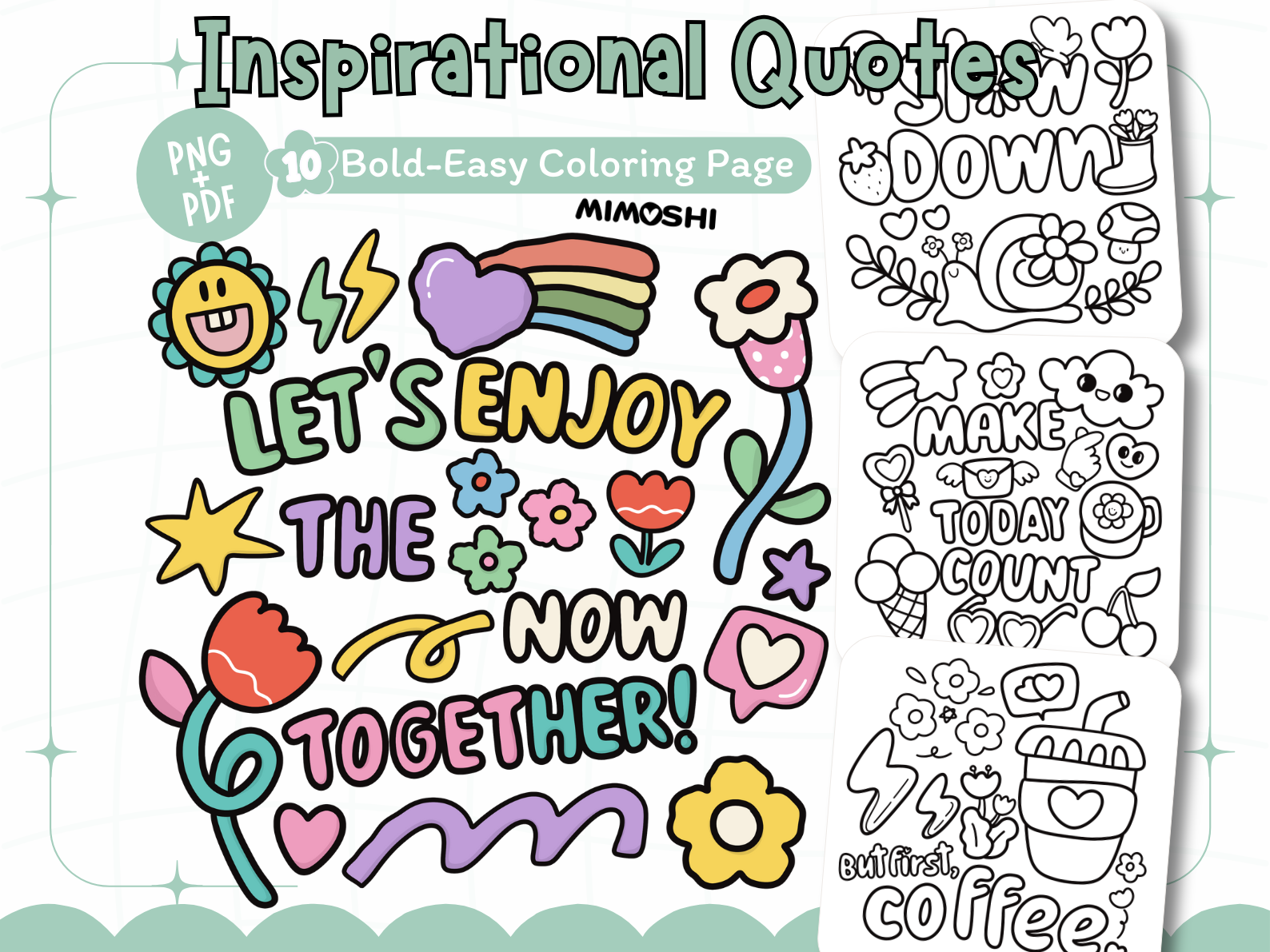 Inspirational Quotes 2 Coloring Pages