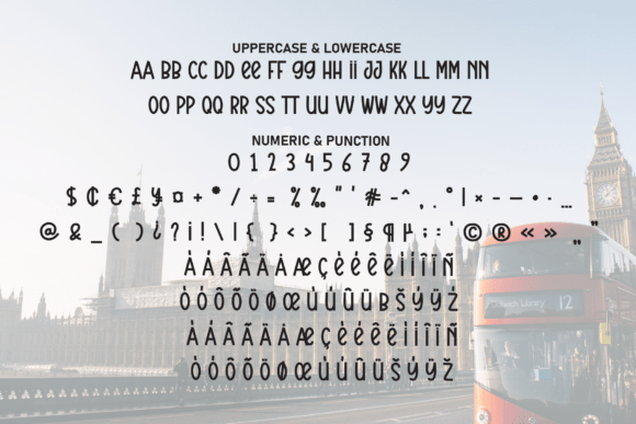 London Melody Font PNG with transparent background - Preview 6