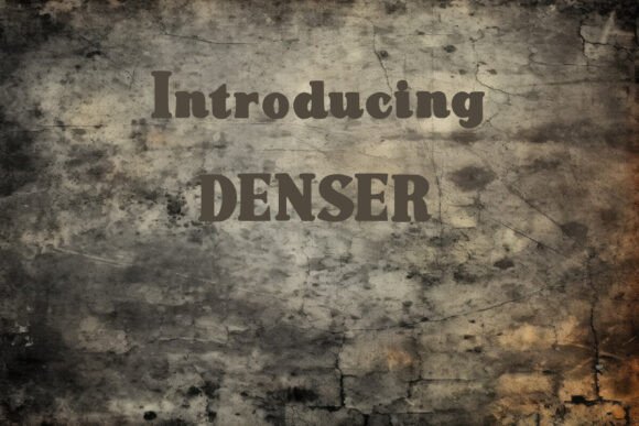 Denser Font - Preview 1