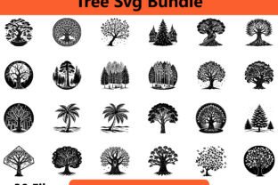 Rustic Tree Svg Tree Svg Bundle Graphic by SK STUDIO · Creative Fabrica