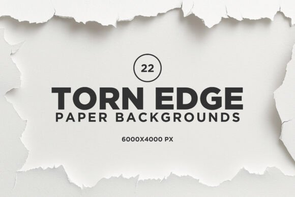 22 Torn Edge Paper Backgrounds