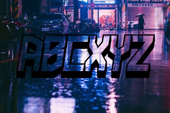 Aggressor Font - Preview 1
