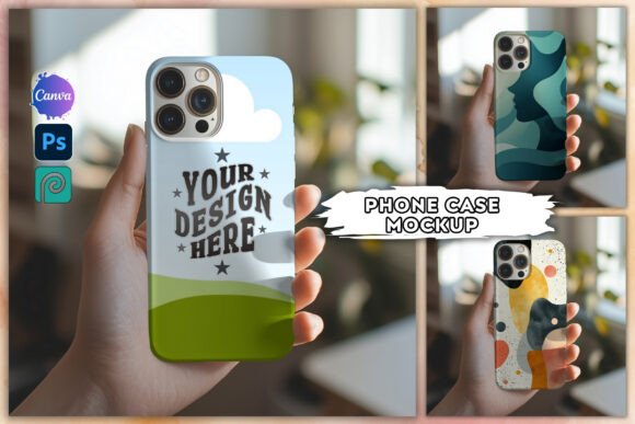 Canva Phone Case Mockup Drag and Drop