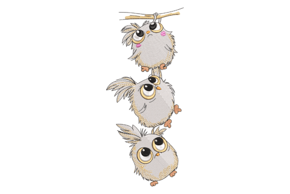 Cute Hanging Owls