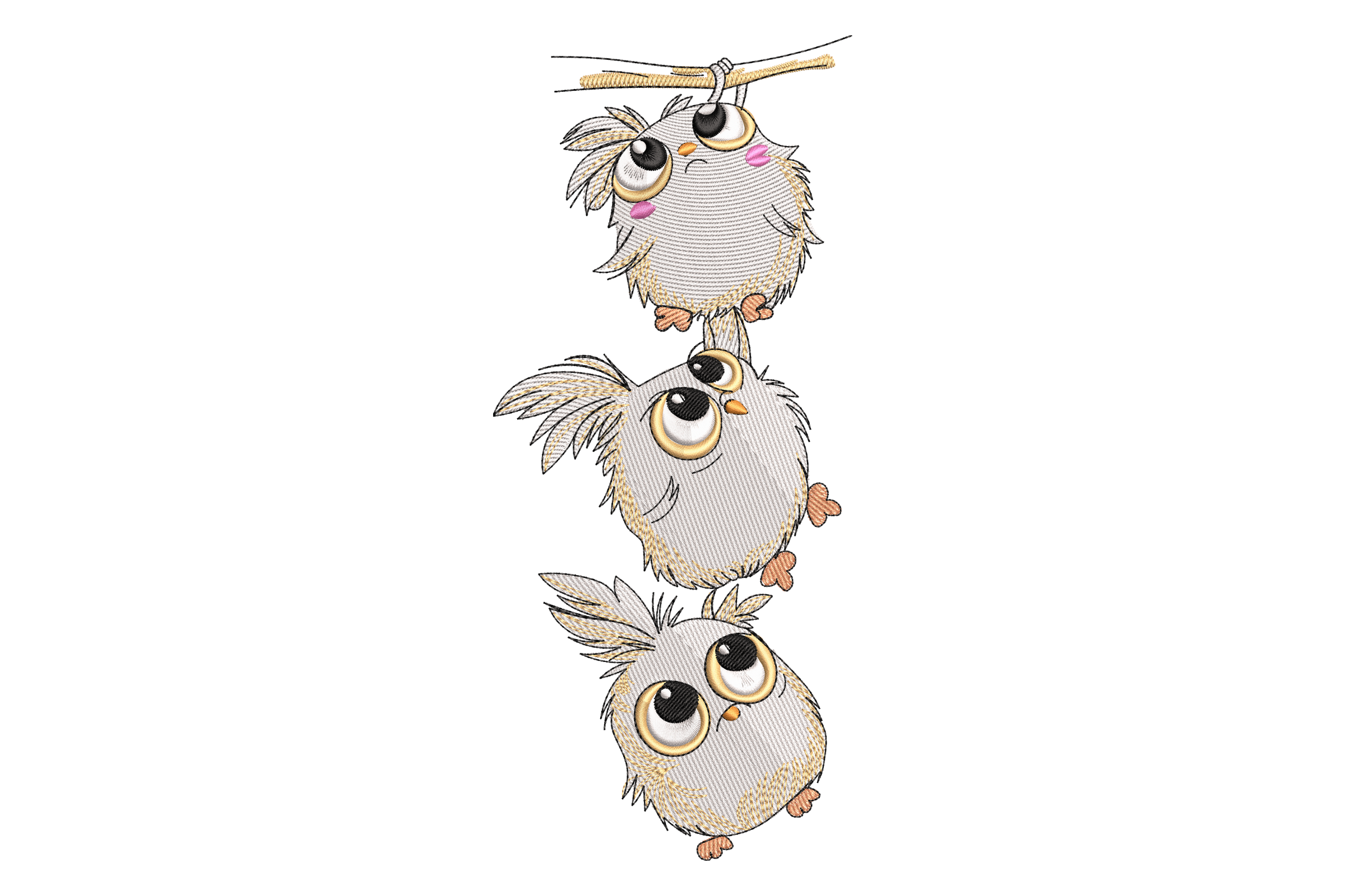 Cute Hanging Owls