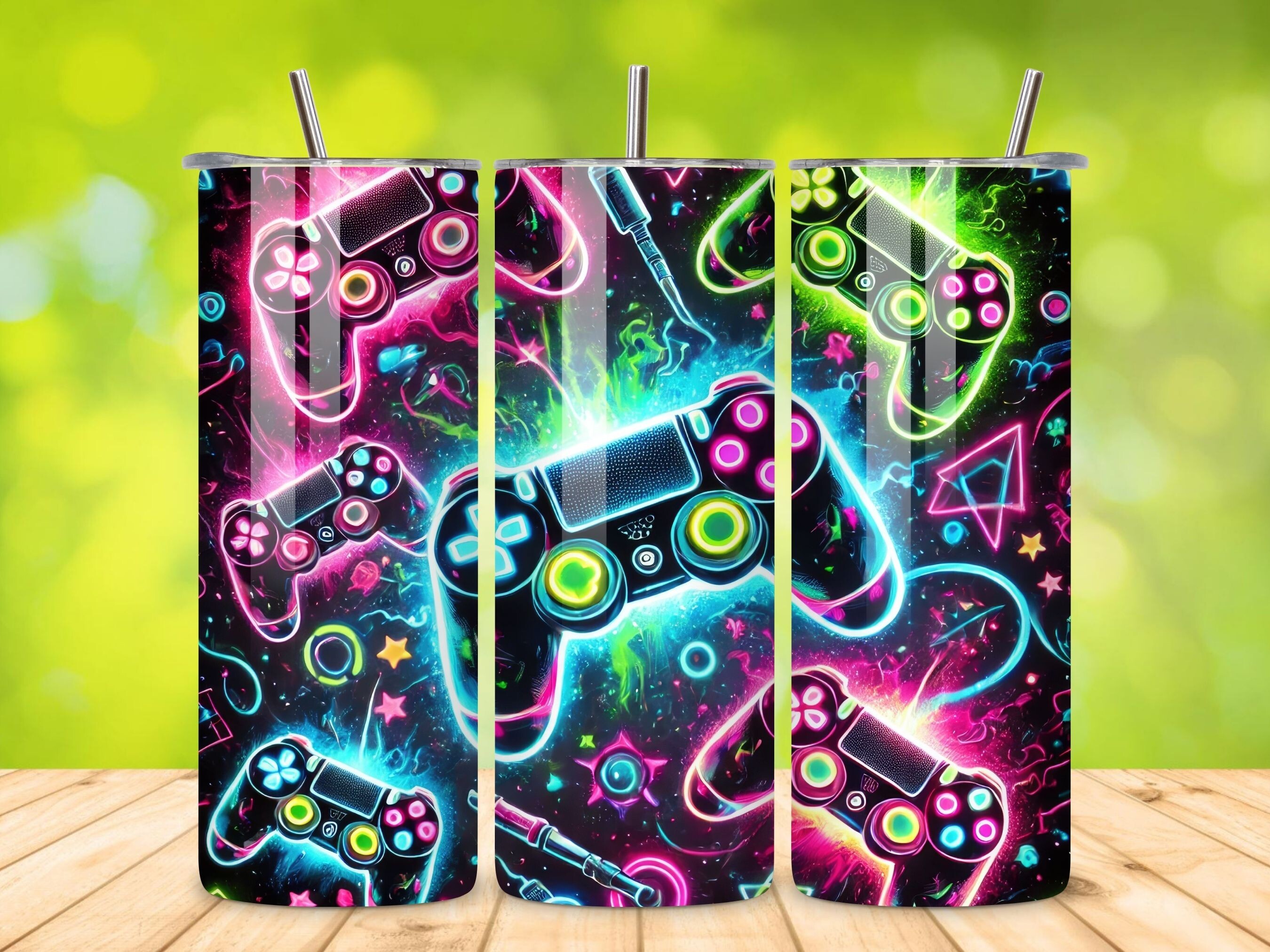 Gamer Controller Tumbler Wrap Graphic by Bee Prints · Creative Fabrica