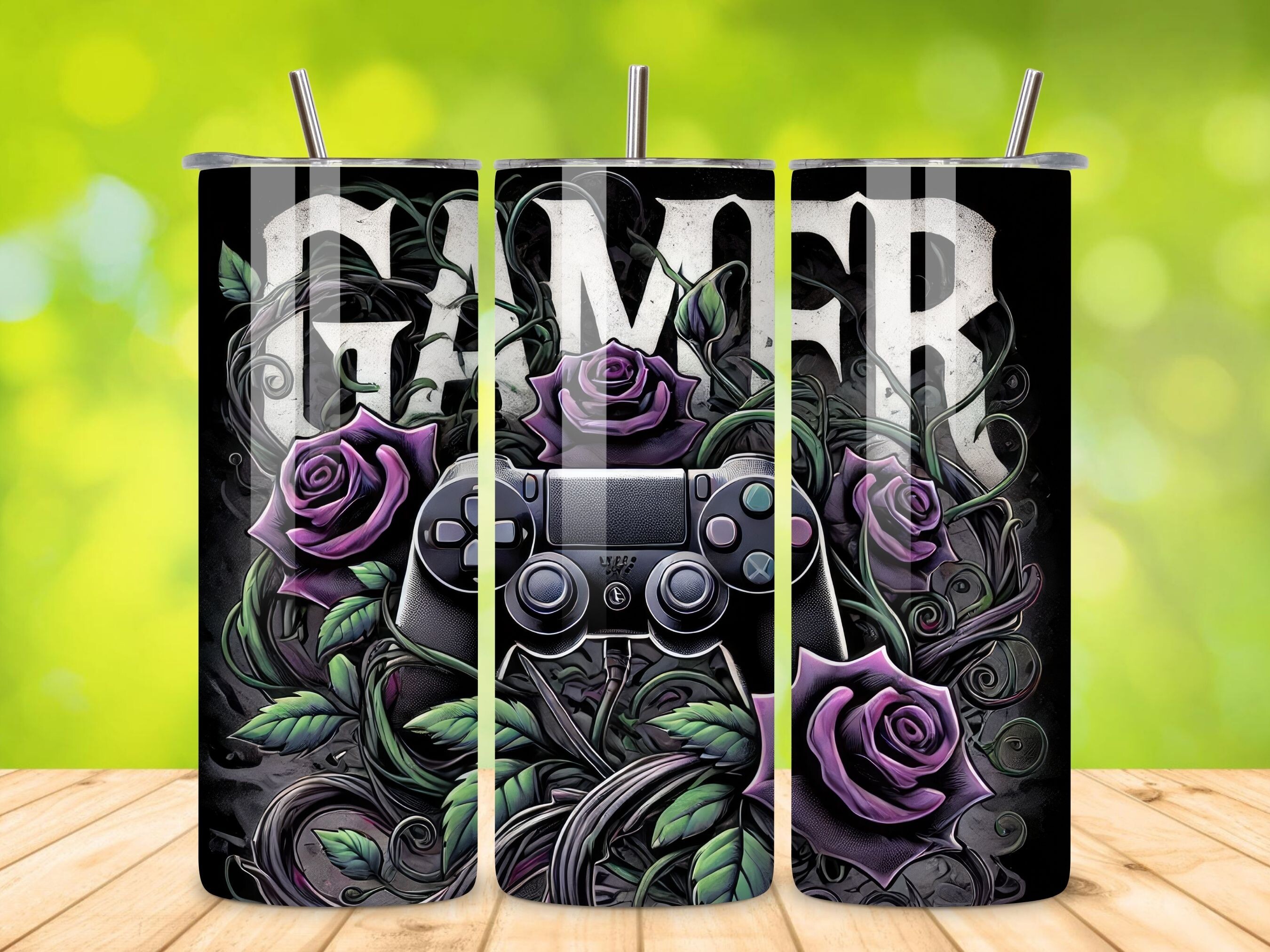 Gamer Controller Tumbler Wrap Graphic by Bee Prints · Creative Fabrica