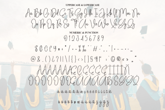 Graduation Font - Preview 6