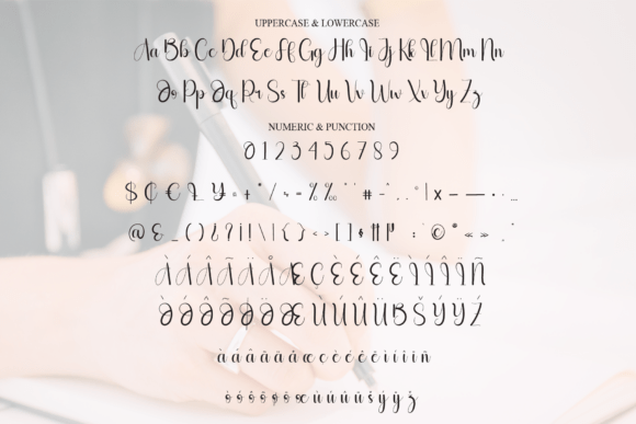 Kinder Signature Font PNG with transparent background - Preview 6