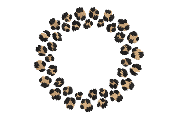 Leopard Print Circle