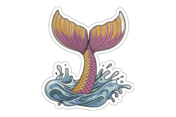 Mermaid Tail Splash