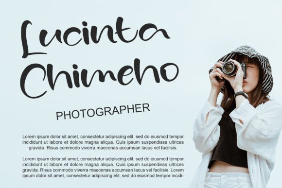 Monday Whisper Font PNG with transparent background - Preview 3