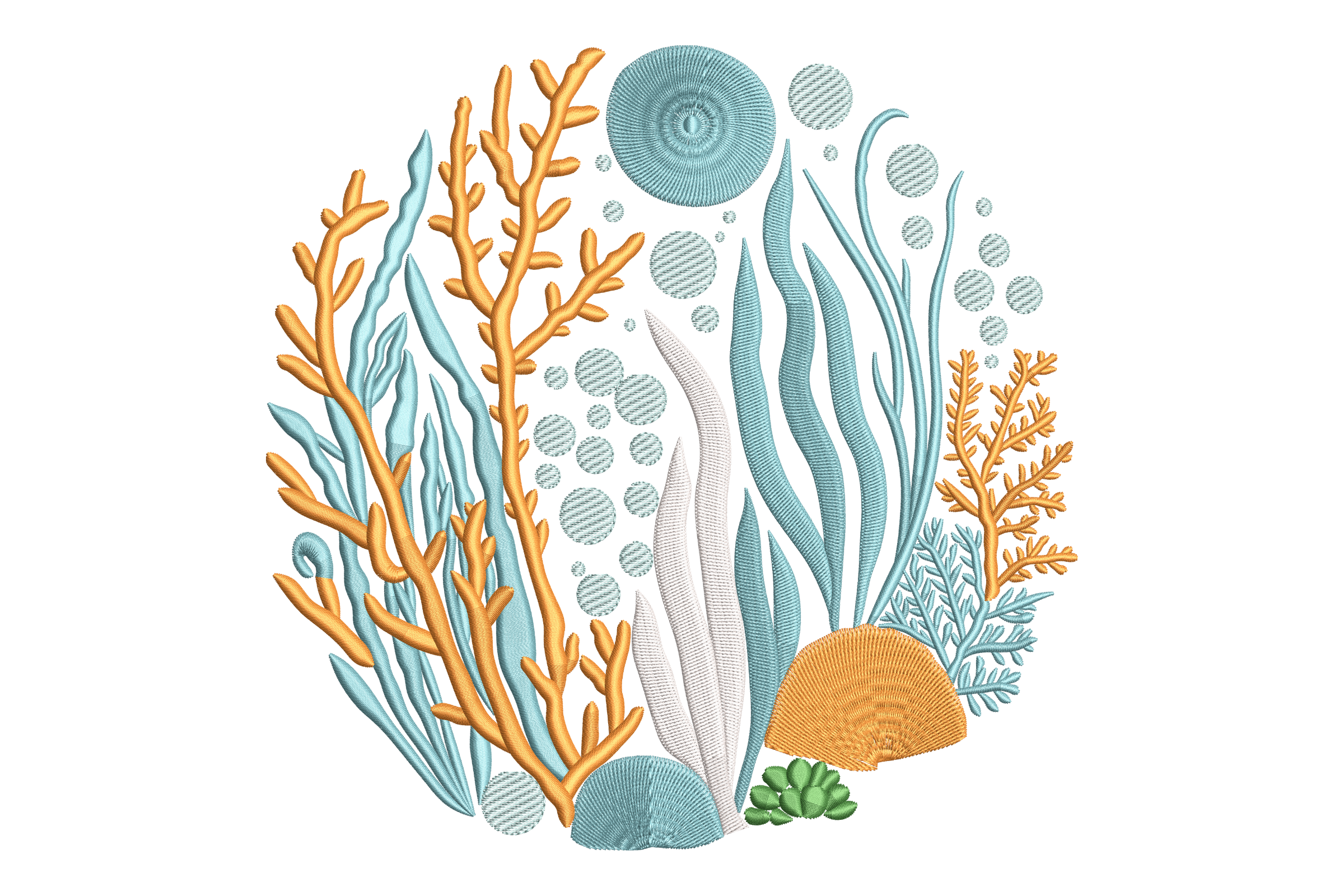 Underwater Seaweed and Coral