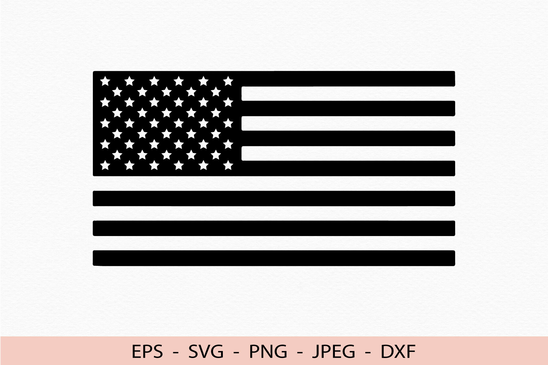 American Flag Svg USA File Cricut Dxf
