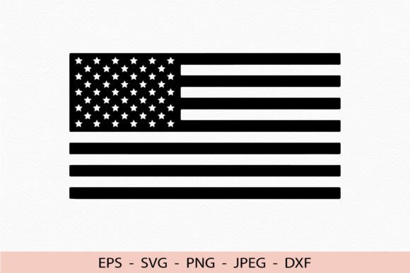 American Flag Svg USA File Cricut Dxf Graphic Crafts By GreatSVG by Elena Platova