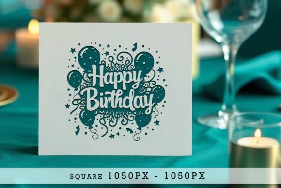 Cricut Happy Birthday Card SVG
