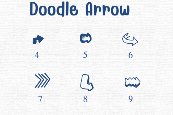 Doodle Arrow Font - Preview 3