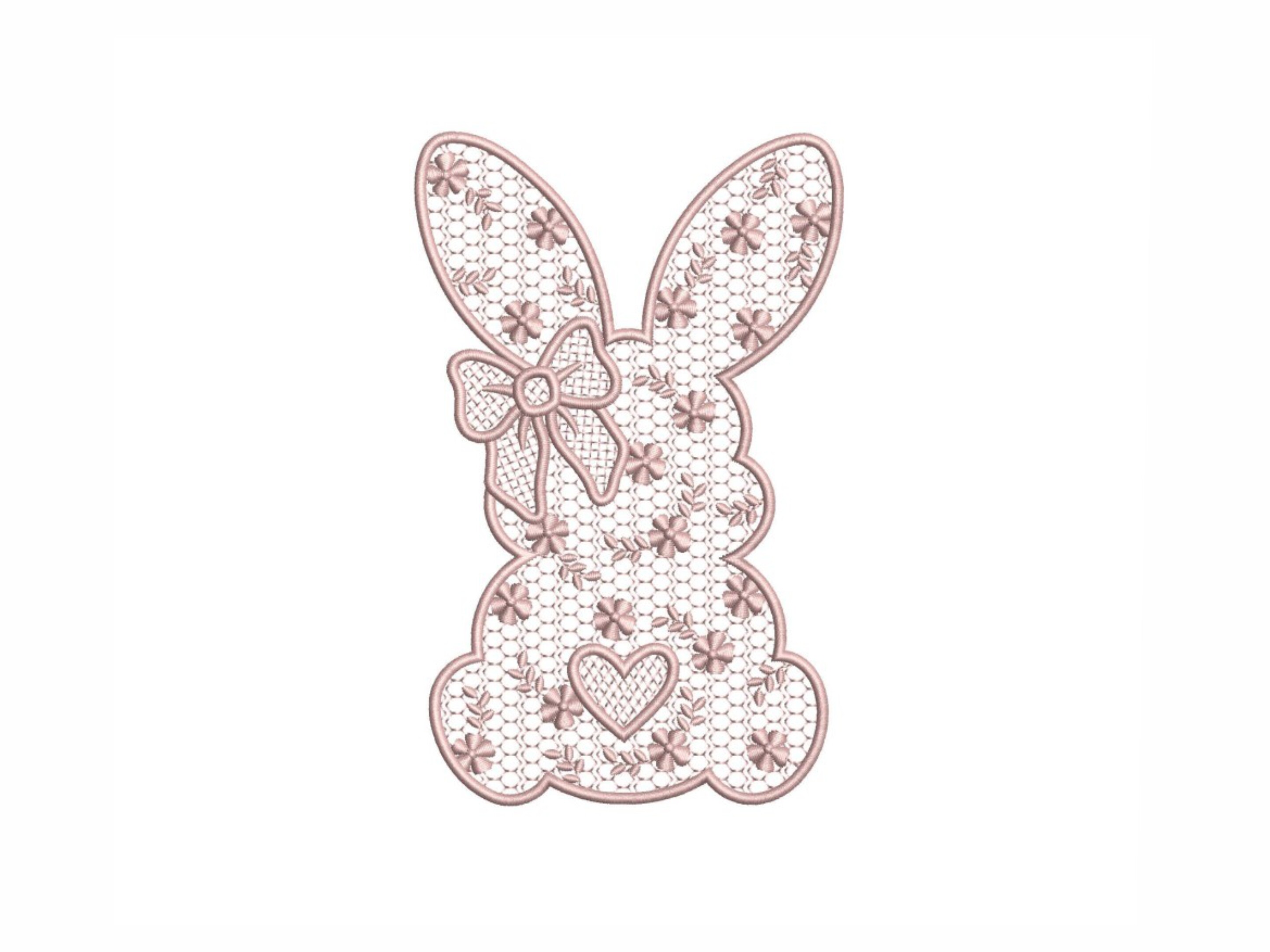 Easter Bunny with Bow