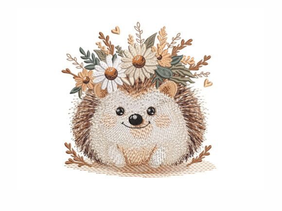 Floral Hedgehog