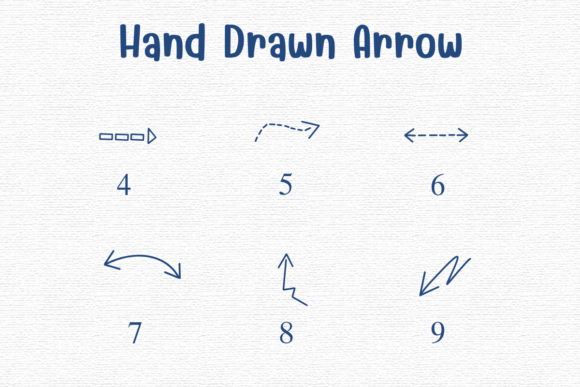 Hand Drawn Arrow Font - Preview 3
