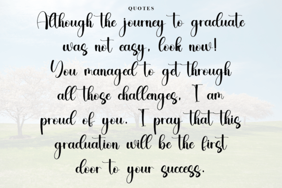 Happy Graduation Font - Preview 5